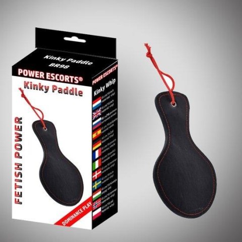 Kinky paddle black paddle 17 cm x 10 cm