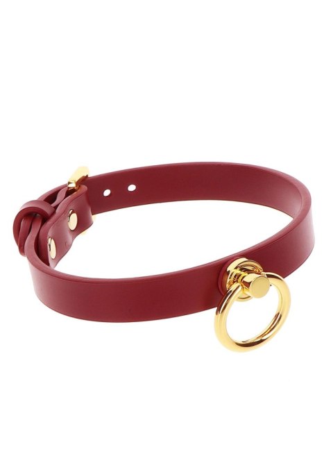 O-Ring Collar Red kołnierz BDSM