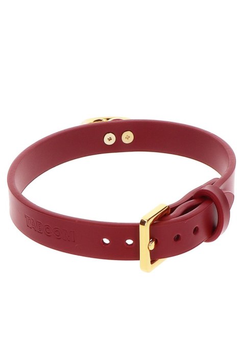 O-Ring Collar Red kołnierz BDSM