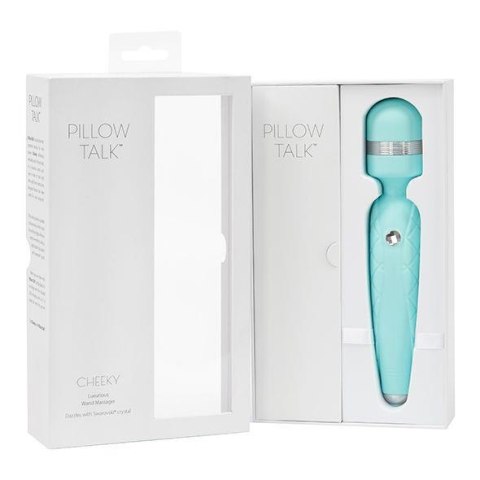 Pillow Talk - Cheeky Wand Massager Teal