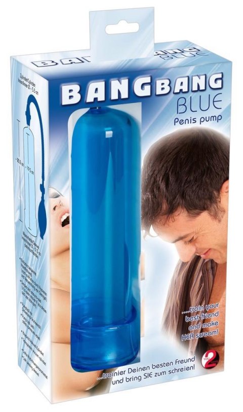 Bang Bang Blue Penis Pump blue