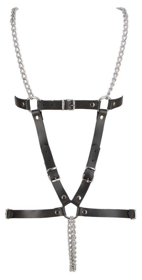 Leather Harness 2 Chains S-L