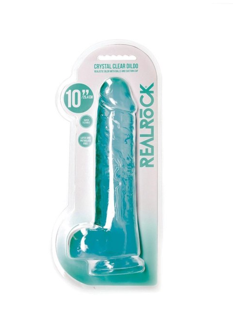 Realistic Dildo with Balls - 10""""/ 25,4 cm