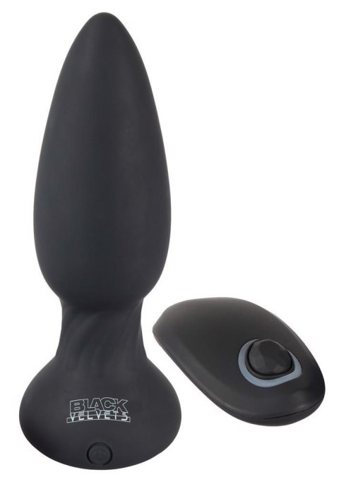 Black korek analny, plug RC Vibrating Plu