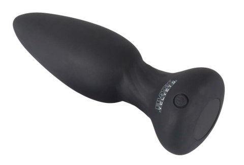 Black korek analny, plug RC Vibrating Plu