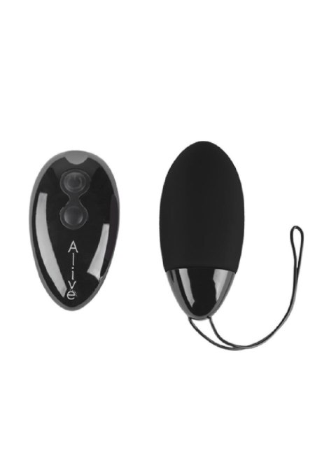 Jajko/wibr-Wibrator - Magic Egg Max Remote control. Func:10.Black. AAA