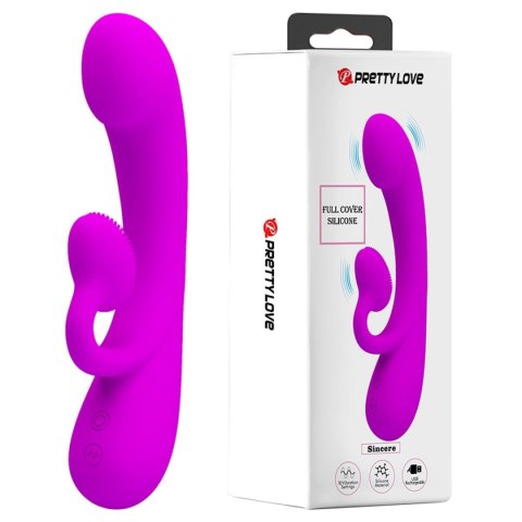 WIBRATOR - FULL COVER SILICONE, 10 vibration functions