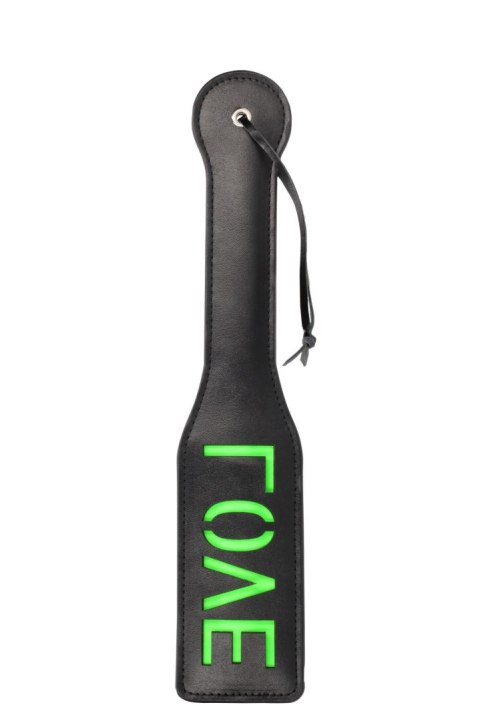 'Love'' Paddle - Glow in the Dark - Black/Neon Green