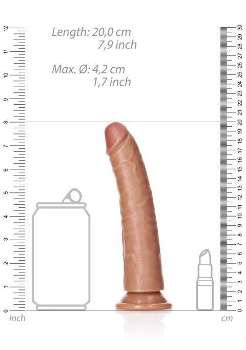 Slim Realistic Dildo with Suction Cup - 7""""/ 18 cm