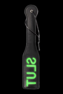 'Slut'' Paddle - Glow in the Dark - Black/Neon Green