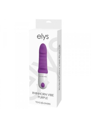 Wibrator-VIBRATORE DESIGN ELYS - RHINHORN VIBE PURPLE