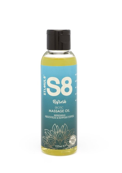 S8 Massage Oil 125ml French Plum & Egyptian Cotton