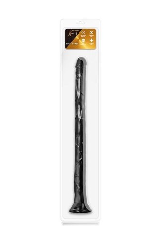 JET BLACK MAMBA 19INCH LONG DILDO BLACK