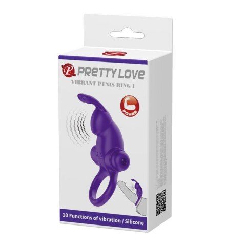 PIERŚCIEŃ PRETTY LOVE - VIBRANT PENIS RING 1 05-1127