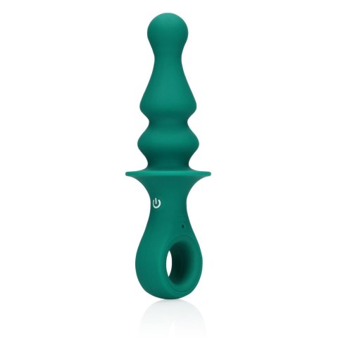 Pawn Shaped Anal Vibrator - Peacock Plume