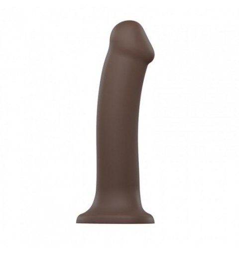 Silicone Bendable Dildo Double Density Chocolate XL