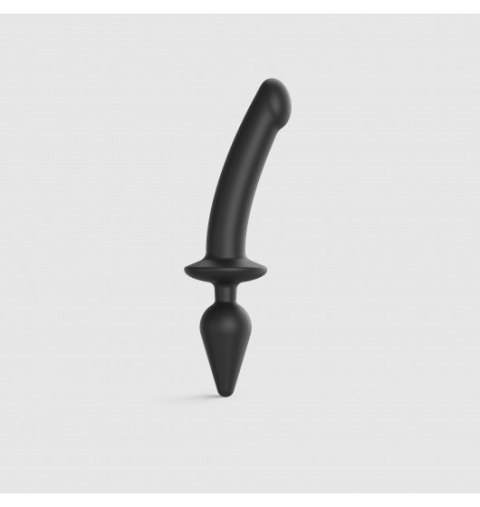 Switch Plug-in Semi-realistic Dildo Black XXL