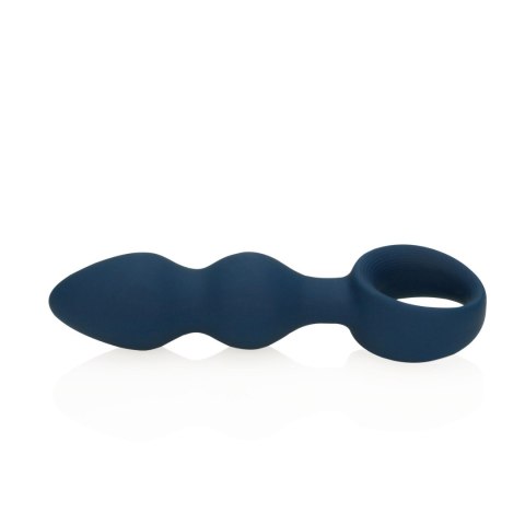 Teardrop Shaped Anal Plug, korek analny - Large - Baltic Blue