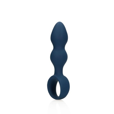 Teardrop Shaped Anal Plug, korek analny - Large - Baltic Blue