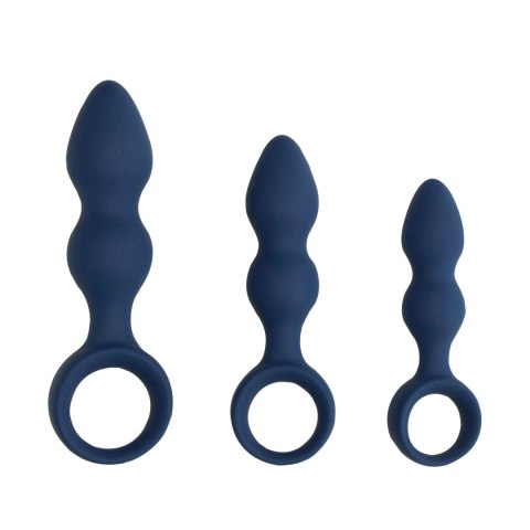 Teardrop Shaped Anal Plug - Large - Baltic Blue