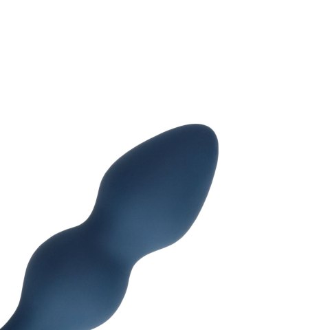 Teardrop Shaped Anal Plug, korek analny - Medium - Baltic Blue