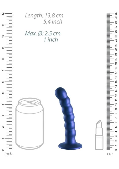 Beaded Silicone G-Spot Dildo - 5'' / 13 cm