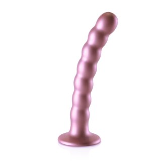 Beaded Silicone G-Spot Dildo - 6,5'' / 16,5 cm