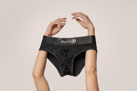 Vibrating Strap-on High-cut Brief - XS/S