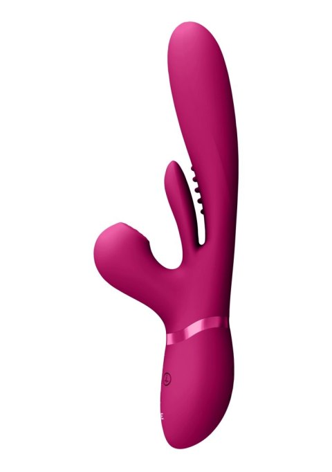 Kura - Thrusting G-Spot Vibrator with Flapping Tongue and Pulse Wave Stimulator