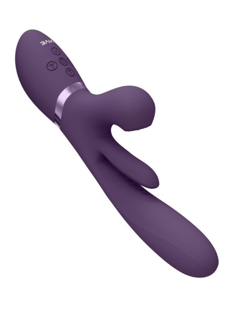 Kura - Thrusting G-Spot wibrator with Flapping Tongue and Pulse Wave Stimulator