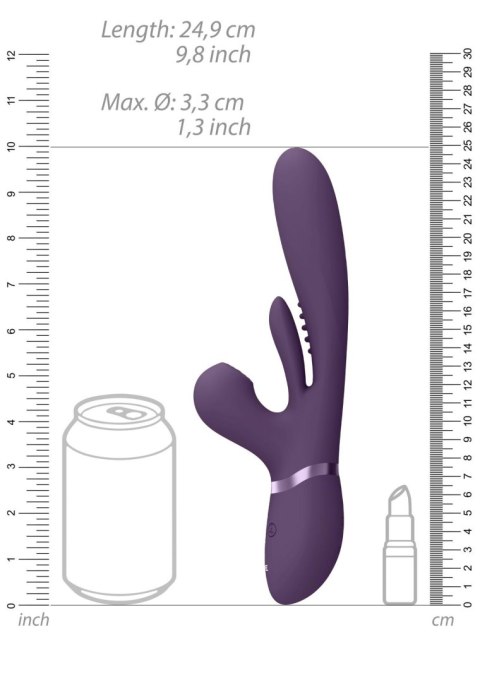 Kura - Thrusting G-Spot wibrator with Flapping Tongue and Pulse Wave Stimulator