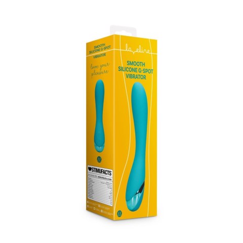 Smooth Silicone G-Spot wibrator - Teal Blue