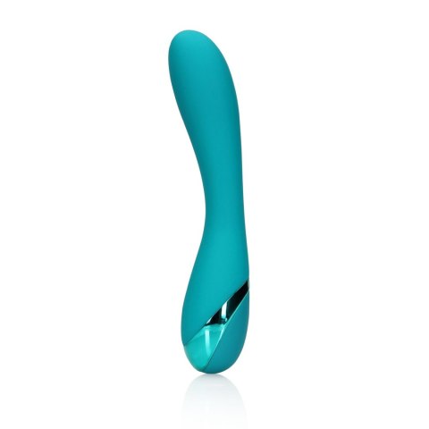 Smooth Silicone G-Spot wibrator - Teal Blue