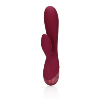 Smooth Silicone Wibrator króliczek, rabbit wibrator - Dark Cherry