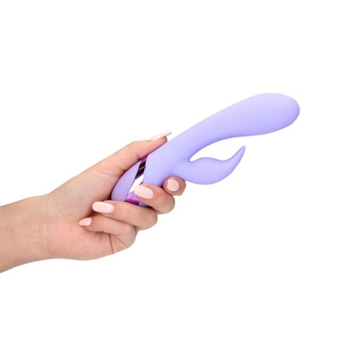 Smooth Silicone Rabbit Vibrator - Digital Lavender