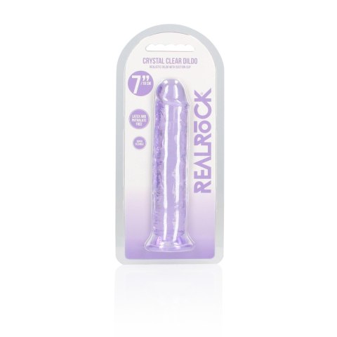 Straight Realistic Dildo with Suction Cup - 7'' / 18