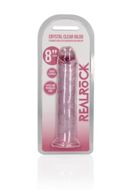 Straight Realistic Dildo with Suction Cup - 8'' / 20