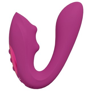 VIVE - Yuki - Rechargeable Dual Motor - G-Spot Vibrator with Massaging Beads - Pink