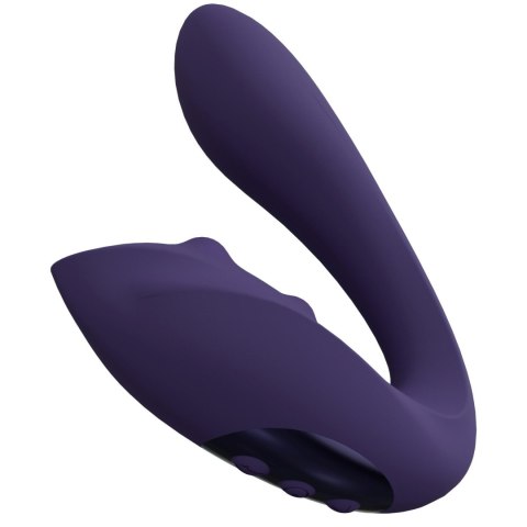 VIVE - Yuki - Mini wibrator Dual Motor - G-Spot wibrator with Massaging Beads - Purple