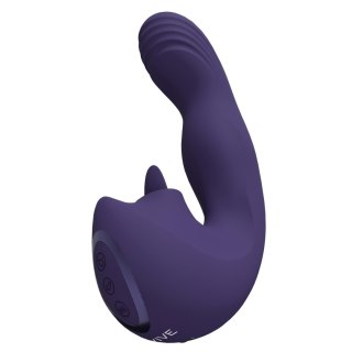 VIVE - Yumi - Mini wibrator Triple Motor - G-Spot Finger Motion wibrator and Flickering Tongue Stimul