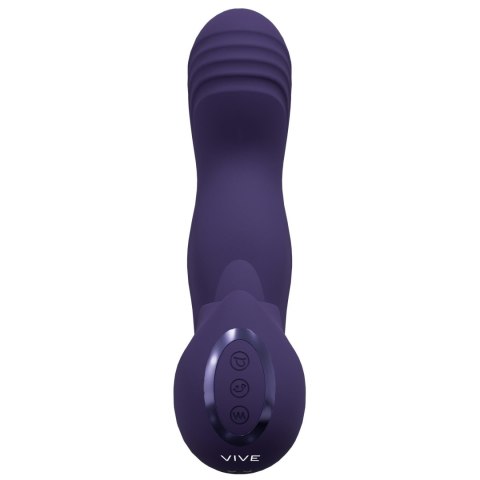 VIVE - Yumi - Mini wibrator Triple Motor - G-Spot Finger Motion wibrator and Flickering Tongue Stimul