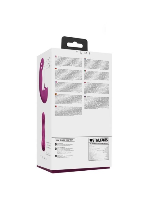 VIVE - Yumi - Mini wibrator Triple Motor - G-Spot Finger Motion wibrator and Flickering Tongue Stimulator