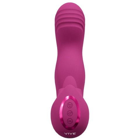 VIVE - Yumi - Mini wibrator Triple Motor - G-Spot Finger Motion wibrator and Flickering Tongue Stimulator