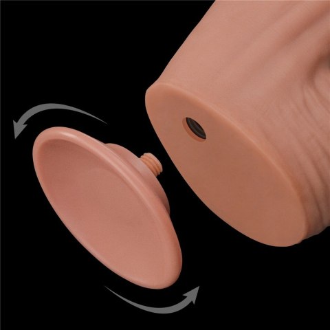 12'' KING SIZED SLIDING SKIN DUAL LAYER DONG 24-0333