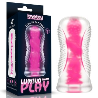 MASTURBATOR 6.0'' LUMINO PLAY MASTURBATOR - PINK GLOW 24-0343