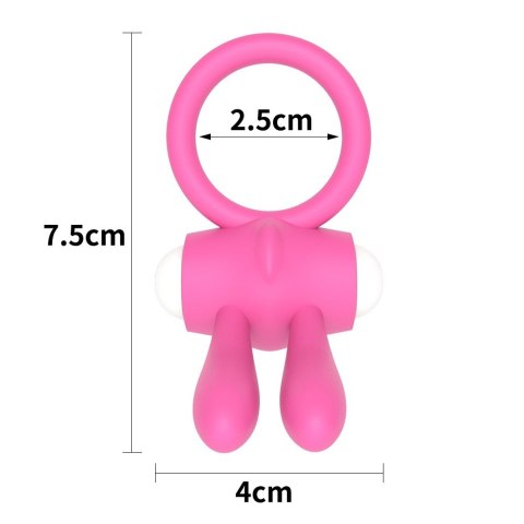 PIERŚCIEŃ POWER CLIT SILICONE COCKRING 24-0365