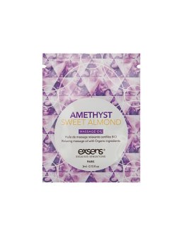 AMETHYST SWEET ALMOND Organic Massage Oil with stones (3 ml x 10 szt.)