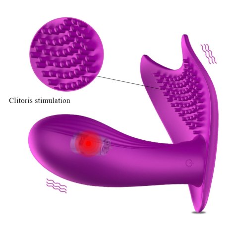 Stymulator-Silicone Panty Vibrator USB 10 Function / Heating / Voice Control