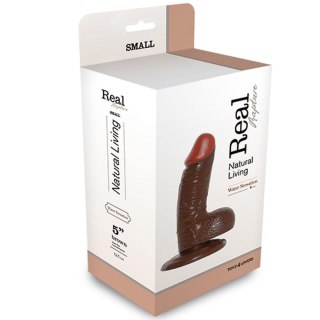 Dildo-REALISTIC DILDO REAL RAPTURE BROWN 5""""""""""""""""