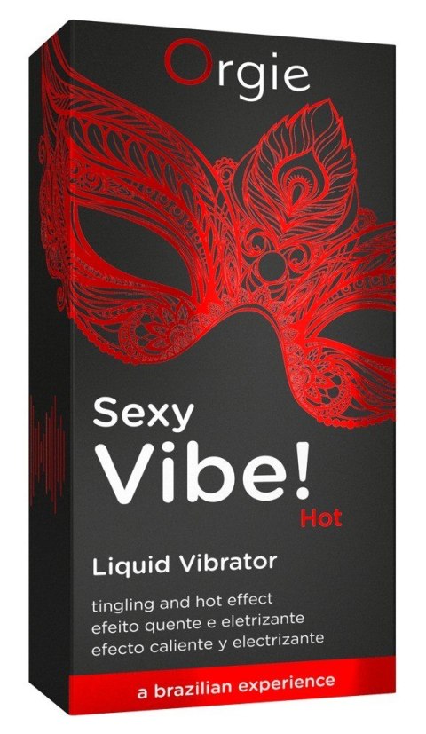 ŻEL STYMULUJĄCY SEXY VIBE! HOT - LIQUID VIBRATOR 15 ML 27-0003